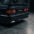 Mercedes Benz 190E EVO II rear bumper, FRP fiberglass, period-correct DTM styling