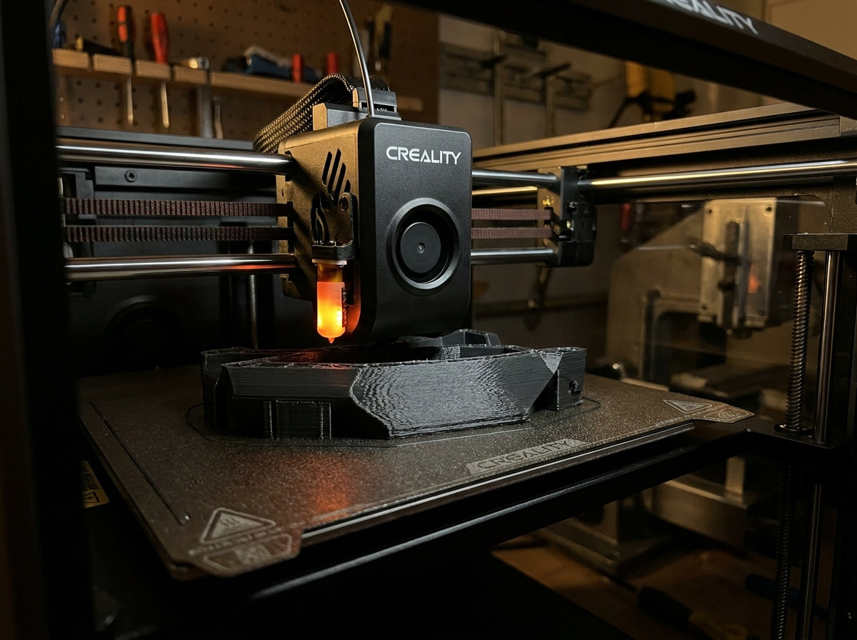 Creality 3D printer prototyping automotive part