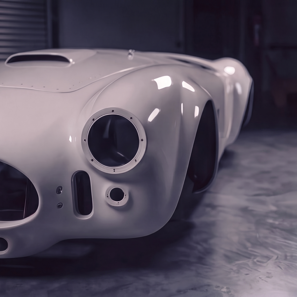 Shelby Cobra replica shell, front view