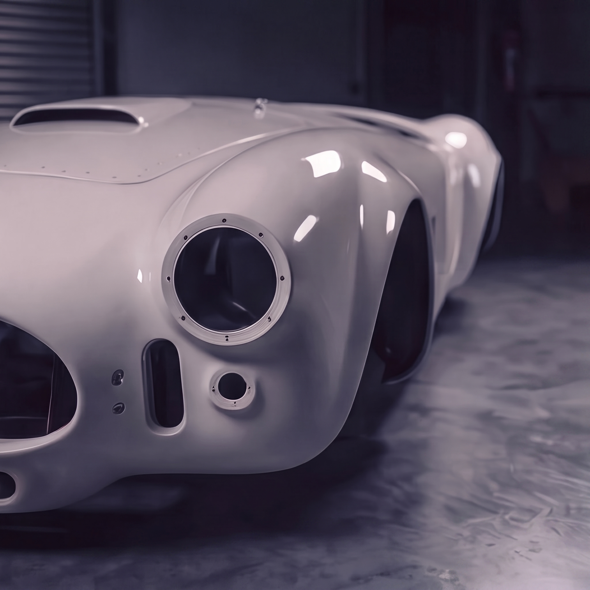 Shelby Cobra replica shell, front view