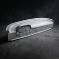 Mercedes-Benz 300SL Gullwing replica dashboard, fiberglass, dark studio shot, brightly lit